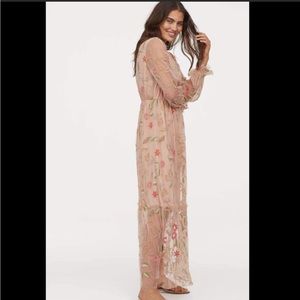 Floral Tulle Maxi Dress